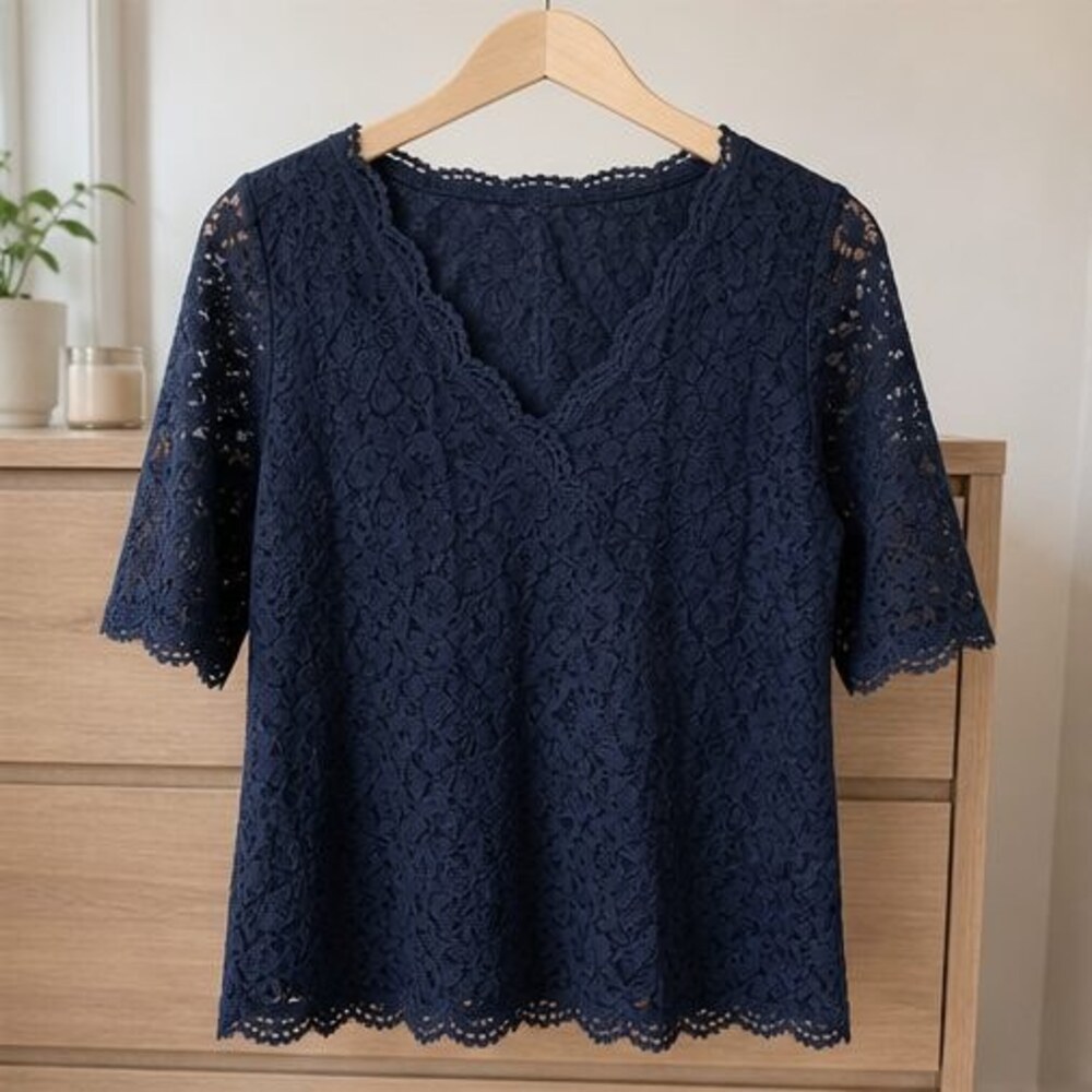 Ivory Button Blouse